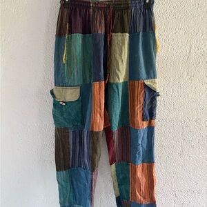 Multicolor Patchwork pants